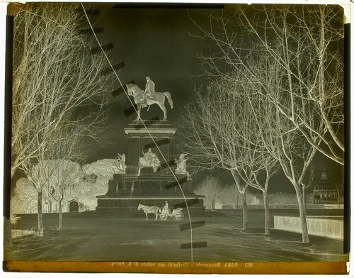 Roma. Monumento a Garibaldi con veduta di S. Pietro