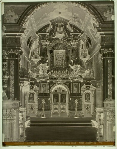 Roma - Badia Greca di Grottaferrata - Interno della Basilica - Iconostasio