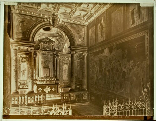 Roma - Badia Greca di Grottaferrata - Interno della Basilica - Cappella di S. Nilo