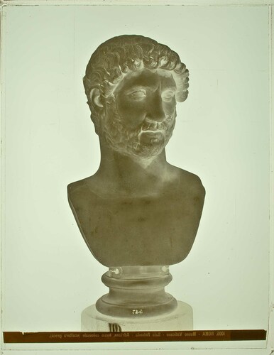 Roma - Museo Vaticano - Sala Rotonda - Adriano, busto colossale (scultura greca).