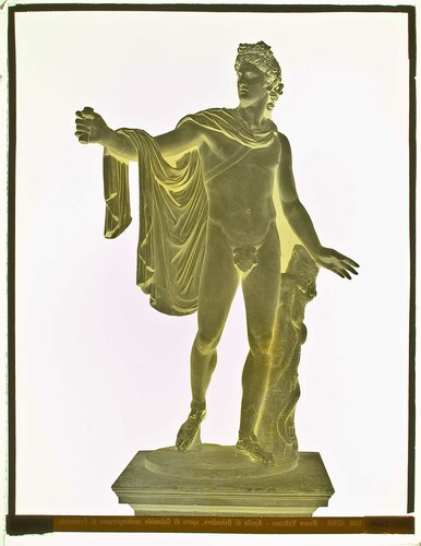 Roma - Museo Vaticano - Apollo di Belvedere, opera di Calamide contemporaneo di Prassitele