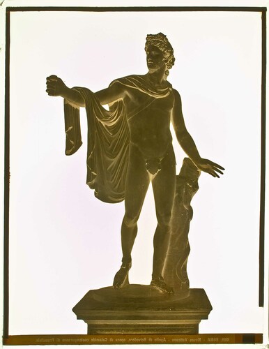 Roma - Museo Vaticano - Apollo di Belvedere, opera di Calamide contemporaneo di Prassitele