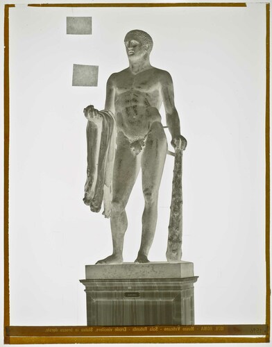 Roma - Museo Vaticano - Sala Rotonda - Ercole Vincitore, Statua in bronzo dorato
