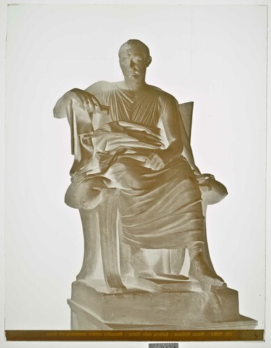 Roma - Museo Vaticano - Galleria delle Statue - Menandro celebre commediografo Greco