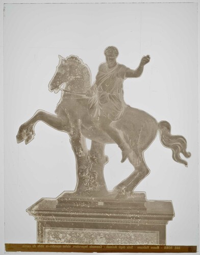 Roma - Museo Vaticano - Sala degli Animali - Commodo Imperatore, statua equestre in abito da caccia