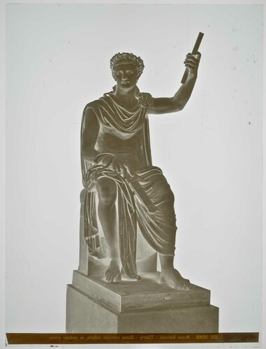 Roma - Museo Vaticano - Tiberio - Statua colossale sedente, in costume eroico