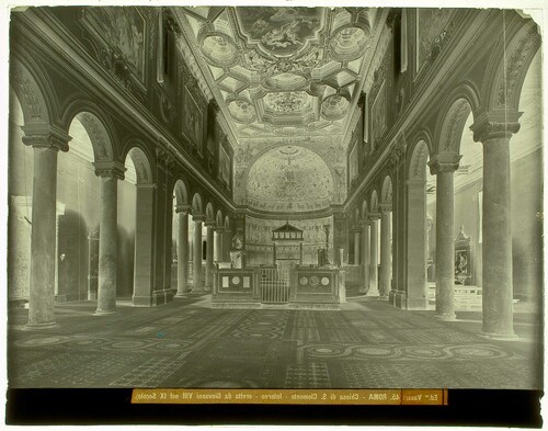 Roma - Chiesa di San Clemente - Interno - eretta da Giovanni VIII nel IX Secolo.