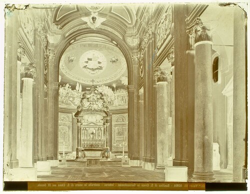 Roma - Basilica di Santa Croce in Gerusalemme - Interno - costruita in onore di S. Elena nel IV Secolo.