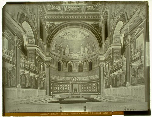 Roma - Basilica di S. Giovanni in Laterano -L'Abside - Architetto Vespignani.