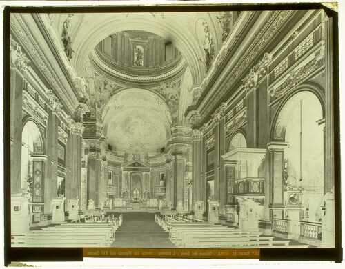 Roma - Chiesa del Gesù - L'Interno - eretta dal Vignola nel XVI Secolo.