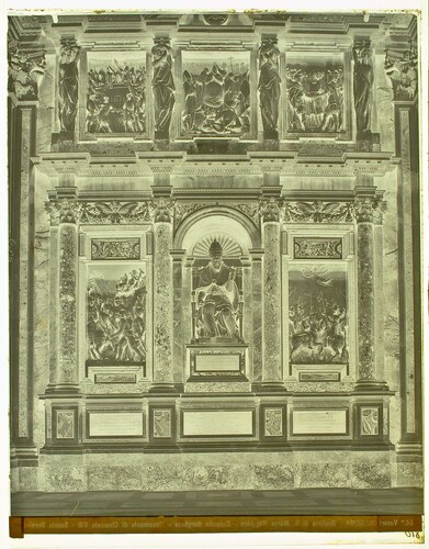 Roma - Basilica di S. Maria Maggiore - Cappella Borghese - Monumento di Clemente VIII - Scuola Bernini.