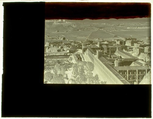 Roma - Palazzo Vaticano - Panorama del Palazzo Pontificio preso dalla Cupola.