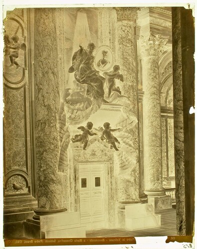 Roma - Basilica di S. Pietro in Vaticano - Monumento a Maria Clementina, Sobieski (Pietro Bracci, 1745).