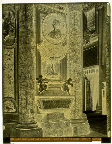 Roma - Basilica di S. Pietro in Vaticano - Monumento a Maria Cristina (Carlo Fontana, 1689).
