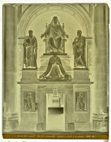 Roma - Basilica di S. Pietro in Vaticano - Monumento a Pio VIII - Tenerani (XIX Secolo).