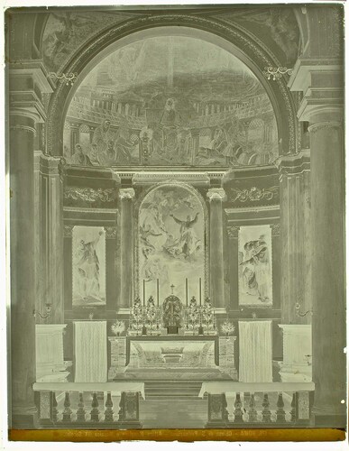 Roma - Chiesa di S. Pudenziana - Altare Maggiore e Mosaico (IX Secolo).