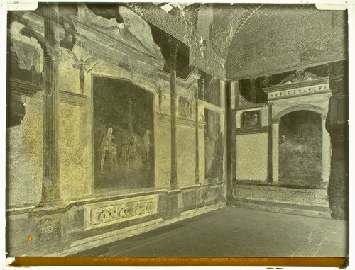 Roma - Monte Palatino - Affresco nella casa di Livia madre di Tiberio (I Secolo).