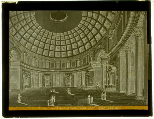 Roma - Pantheon d'Agrippa - Interno - edificato dal Console Agrippa 27 anni a. C.