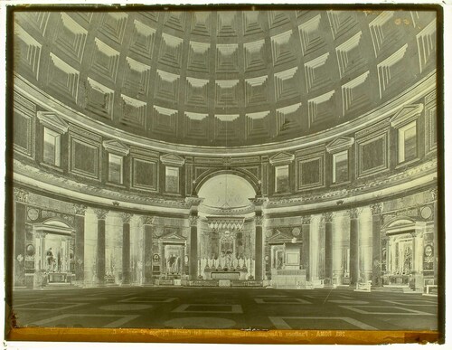 Roma - Pantheon d'Agrippa - Interno - edificato dal Console Agrippa 27 anni a. C.