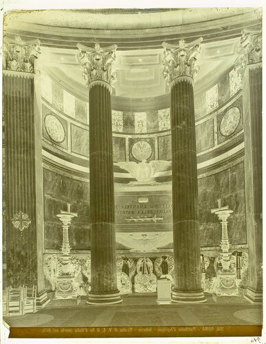 Roma - Pantheon d'Agrippa - Interno - Tomba di V.E. Il Re d'Italia (morto nel 1878).
