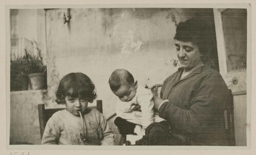 Maria, Adriano e Lucio Cambellotti