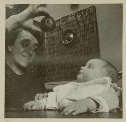 Maria Capobianco con il primogenito Adriano