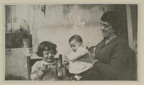 Maria, Adriano e Lucio Cambellotti