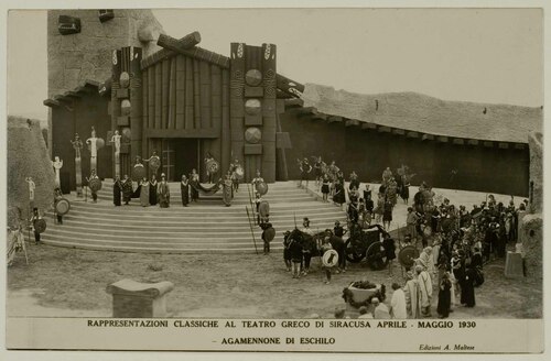 Rappresentazioni classiche al teatro greco di Siracusa aprile - maggio  1930 - Agamennone di Eschilo