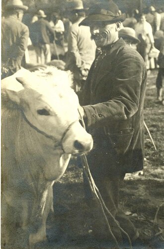 Uomo con vitello