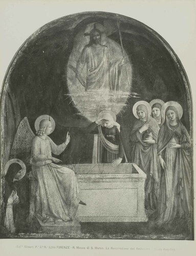FIRENZE - R. Museo di San Marco. La Resurrezione del Redentore. (Beato Angelico.)