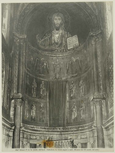 CEFALU' - Cattedrale. G. Cristo angioli e santi
