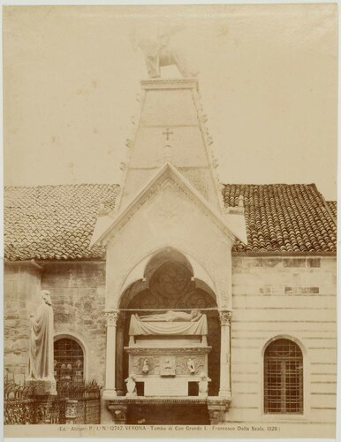 VERONA - Tomba di Can Grande I. (Francesco Della Scala, 1329.)