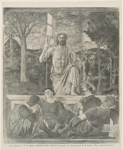 SANSEPOLCRO - Galleria Comunale. La Resurrezione di G. Cristo. (Piero della Francesca.)