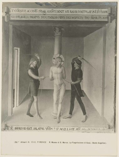 FIRENZE - R. Museo di S. Marco. La Flagellazione di Ges�. (Beato Angelico).
