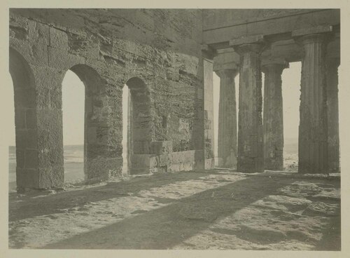 IN THE TEMPLE OF CONCORDIA, GIRGENTI