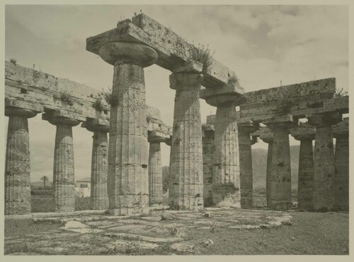 RUINS OF THE BASILICA, PAESTUM