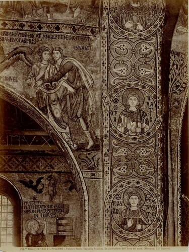 PALERMO. Palazzo Reale, Cappella Palatina. Un particolare dell'arco del coro. (...)