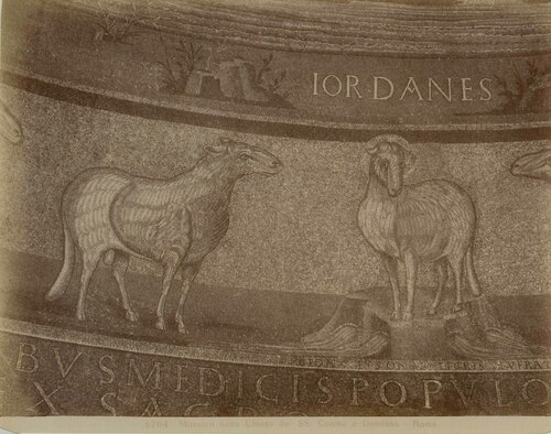 Mosaico nella Chiesa de' SS. Cosma e Damiano - Roma