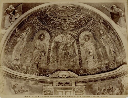 ROMA - Musaico dell'Abside della Chiesa di S. Francesca Romana
