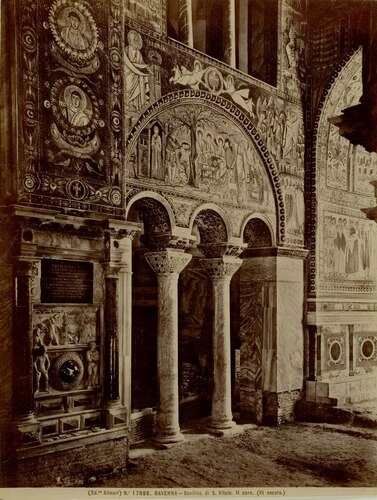 RAVENNA - Basilica di S. Vitale. Il coro (VI secolo.)