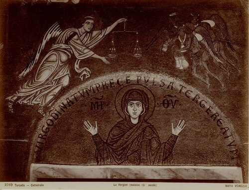 Torcello - Cattedrale La Vergine (mosaico 12� secolo)