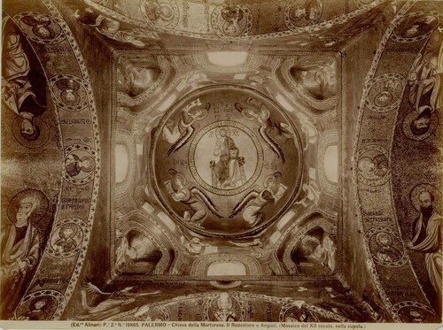 PALERMO - Chiesa della Martorana. Il Redentore e Angioli (...)