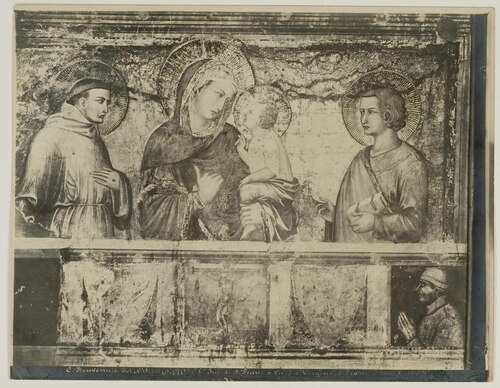 Assisi. Ch.a Inf.e di S. Franc. - La Ss. Vergine, S. Franc., S. Giov. (Lorenzetti)