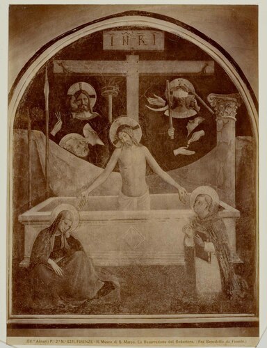FIRENZE - R. Museo di S. Marco. La Resurrezione del Redentore. (Fra Benedetto da Fiesole.)