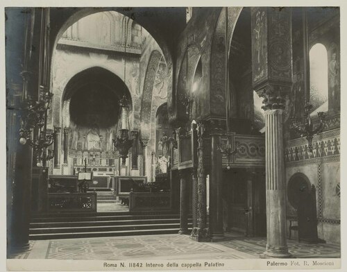 Interno della cappella Palatina // Palermo