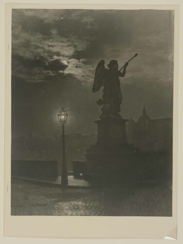 Notturno,angelo al Ponte di Castel Sant'Angelo