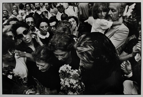Castelvetrano, 1980. Funerali del sindaco democristiano Vito Lipari, ucciso dalla mafia.