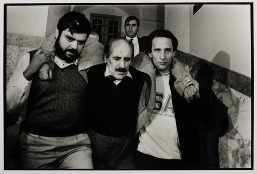 Palermo, 1984. Arresto dell'ex sindaco di Palermo Vito Ciancimino.